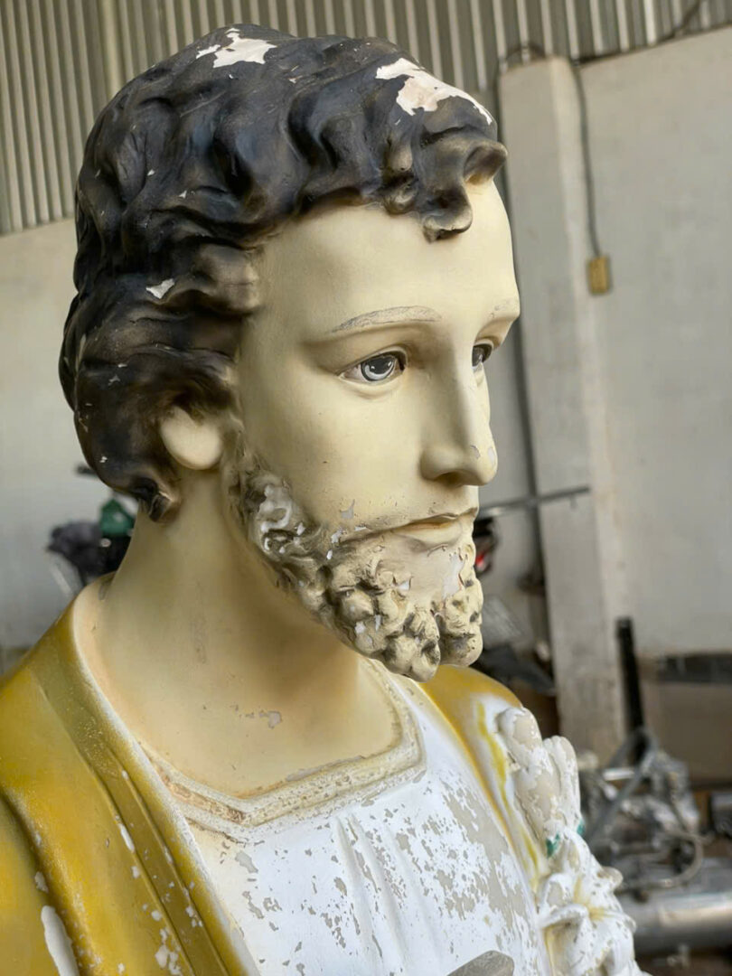 Tương Thánh Giuse phục hồi tu sửa sơn mới tượng CÔNG GIÁO , Hùng Color 098653013