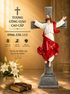 Tượng CHÚA PHỤC SINH cổ điển cao cấp